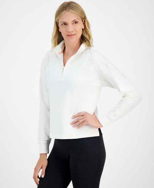 Women's Comfort Quarter-Zip Top, Created for Macy's