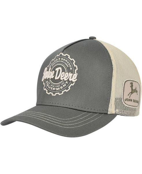 Бейсболка мужская Top of the World Olive John Deere Classic Equipment Trucker Snapback Hat