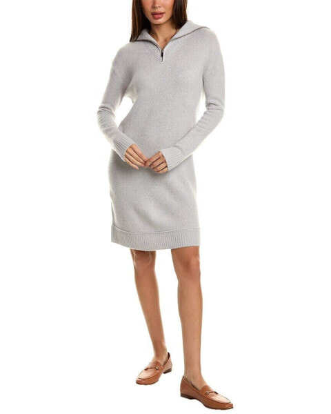 Magaschoni 1/2-Zip Cashmere Sweaterdress Women's