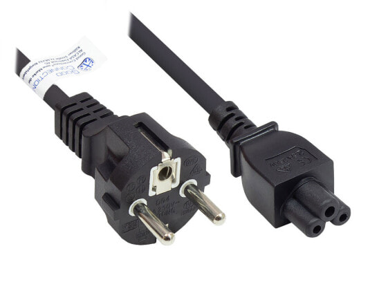 Good Connections P0005-S018 - 1.8 m - Power plug type E+F - C5 coupler - H05VV-F - 250 V - 2.5 A