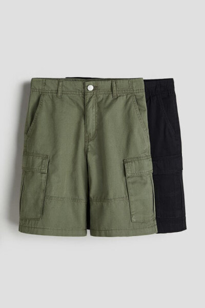 2-pack Cotton Cargo Shorts