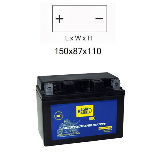 MAGNETI MARELLI 12V MOTZ12S 11 Ah Battery