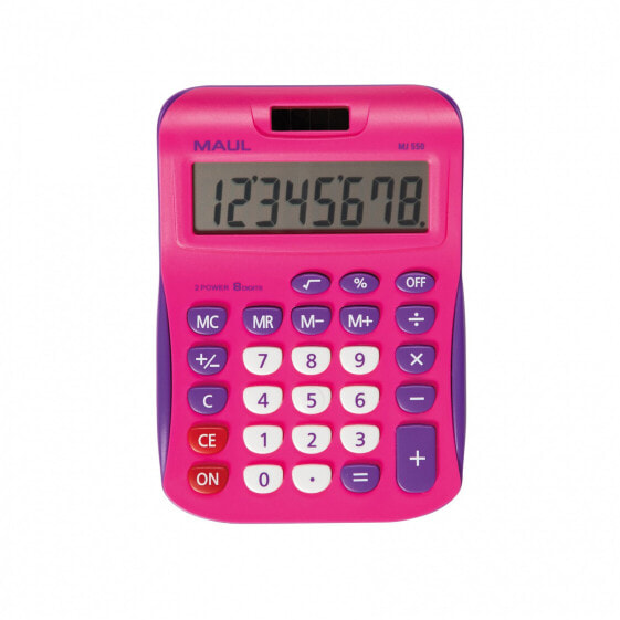 Jakob Maul GmbH MAUL MJ 550 - Pocket - Display - 8 digits - 1 lines - Battery - Pink