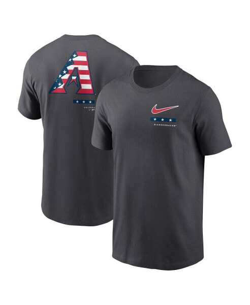 Men's Anthracite Arizona Diamondbacks Americana T-shirt