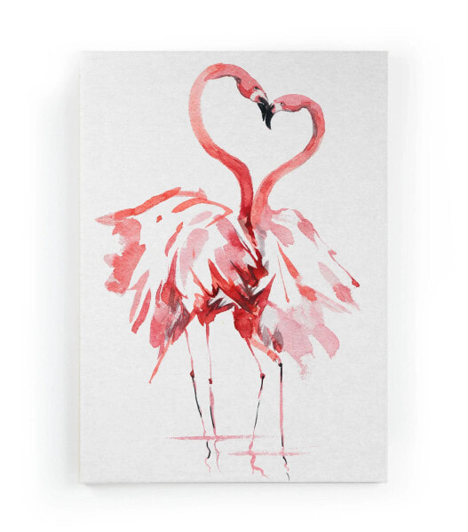 Leinwand 60x40 Flamingo Love