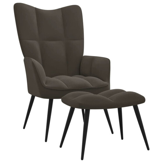 Sessel mit Hocker DE586