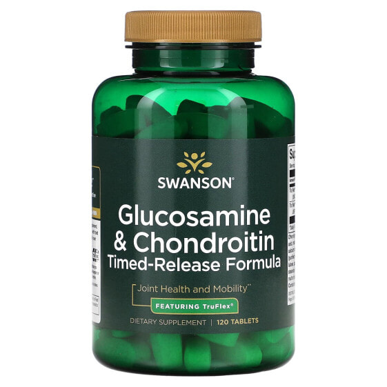 Витамины для суставов Swanson Глюкозамин и Хондроитин, 120 таблеток