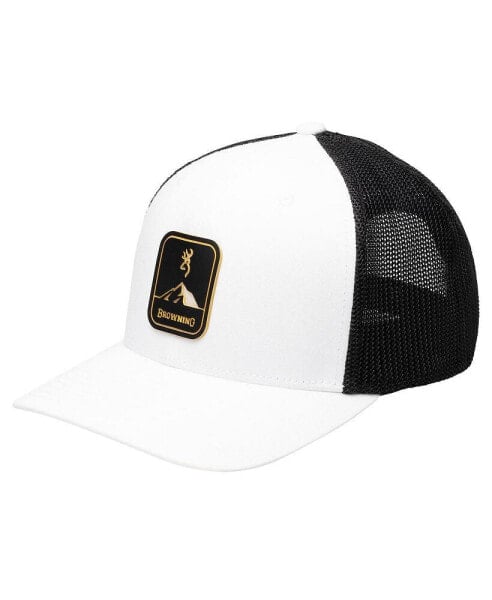 Men's White/Black Icon Trucker Adjustable Hat