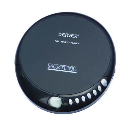 Inter Sales Denver DM-24MK2 - 259 g - Black - Grey - Portable CD player