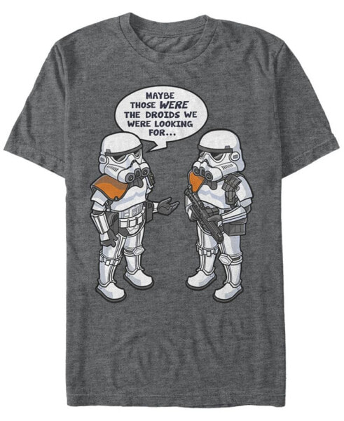 Star Wars Men's Classic Stormtroopers Those Were The Droids We Were Looking for Short Sleeve T-Shirt