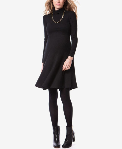 Women's Vanessa Turtleneck Maternity Dress