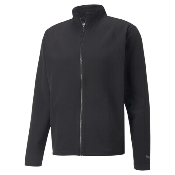 Puma M Studio Ultramove Full Zip Jacket Mens Black Casual Athletic Outerwear 522