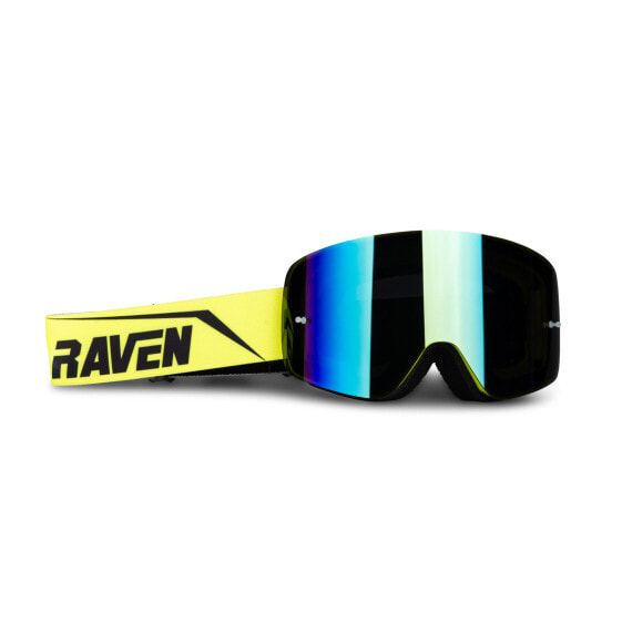 Crossbrille Raven Edge Neongelb-Schwarz