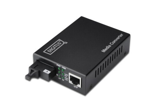 DIGITUS Bidirectional Gigabit Media Converter, RJ45 / SC