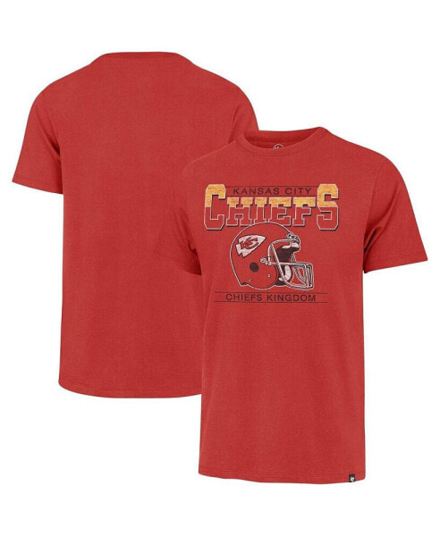 Men's Red Distressed Kansas City Chiefs Time Lock Franklin T-shirt