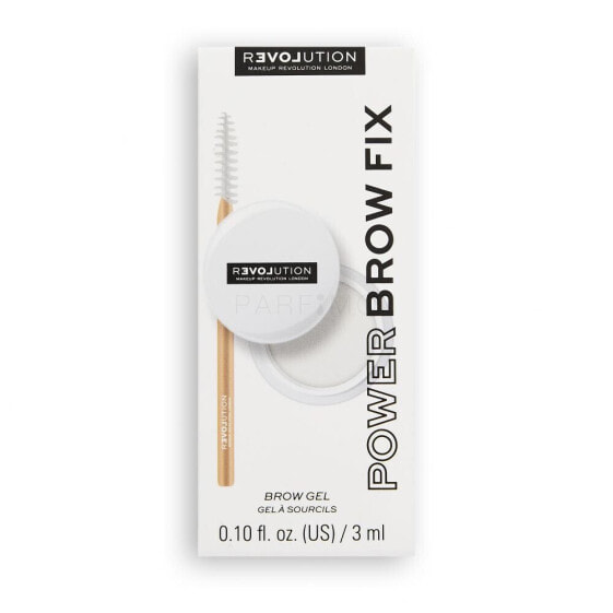 Revolution Relove Power Brow Fix 3 ml augenbrauengel und -pomade für Frauen