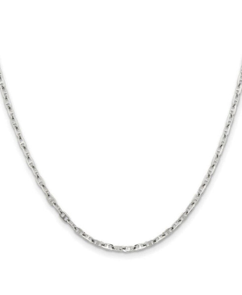 Chisel stainless Steel Polished 22 inch Anchor Chain Necklace