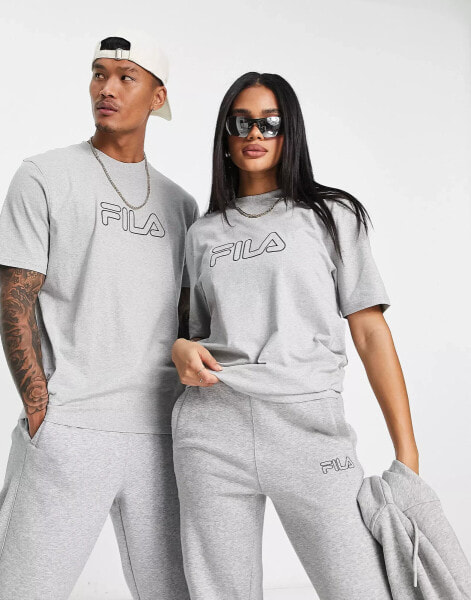 Футболка Fila Unisex Heritage  Gray