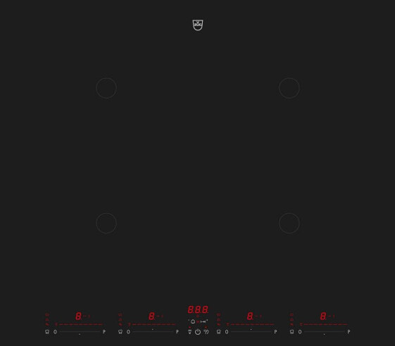 CookTop V4000 1604 Induktionskochfeld 60 cm - 10 Jahre Garantie