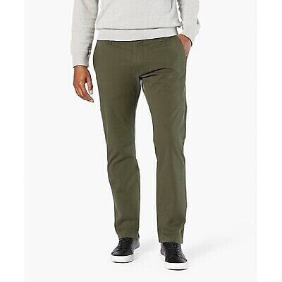 Dockers Men's Straight Fit Smart 360 Flex Ultimate Chino Pants - Olive Green