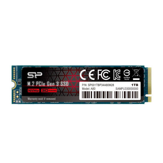 SSD Silicon Power P34A80 - 1024 GB - M.2 - 3400 MB/s