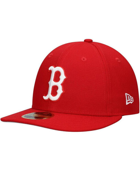 Men's Scarlet Boston Red Sox Low Profile 59FIFTY Fitted Hat