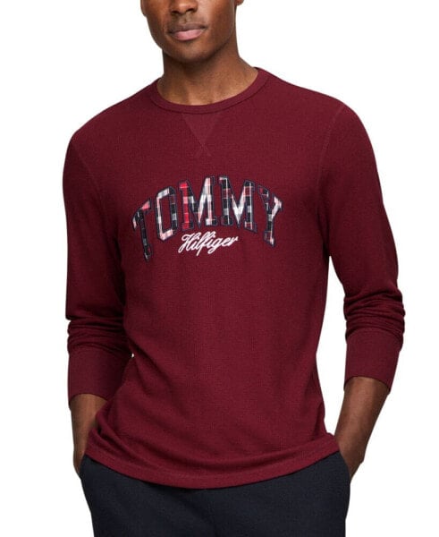 Men's Thermal Logo Long-Sleeve Pajama Shirt