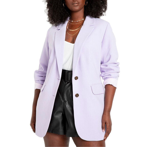 Plus Size The 365 Suit Long Tailored Blazer