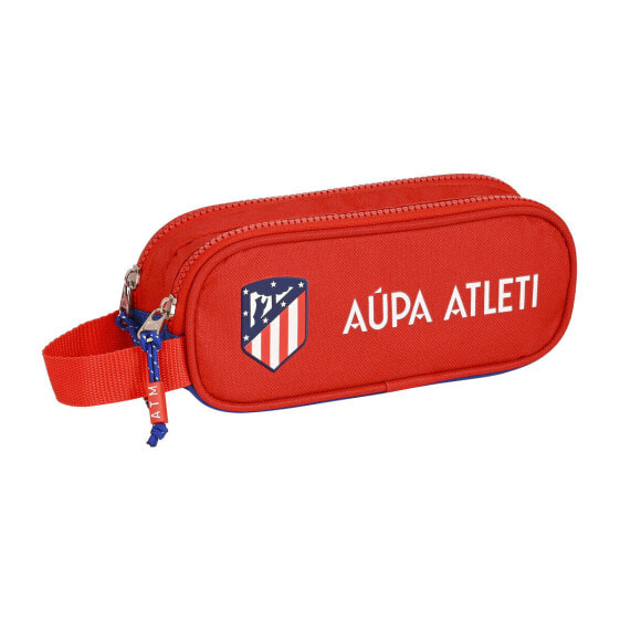Двойной пенал Atlético Madrid Красный Тёмно Синий (21 x 8 x 6 cm)