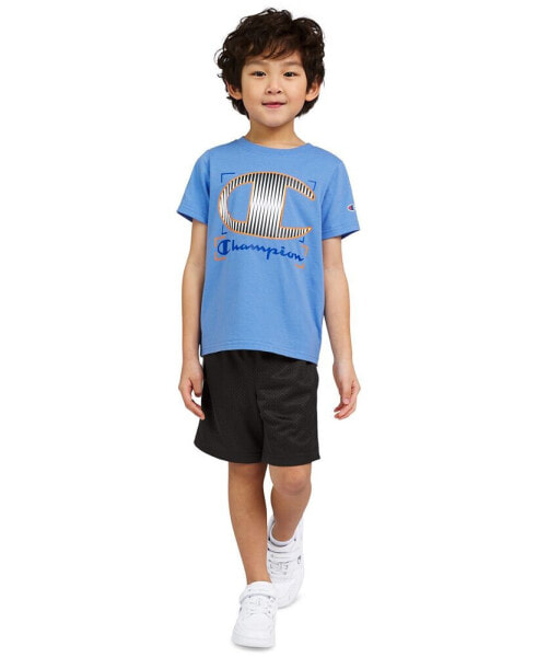 Little Boys Logo Graphic T-Shirt & Shorts, 2 Piece Set