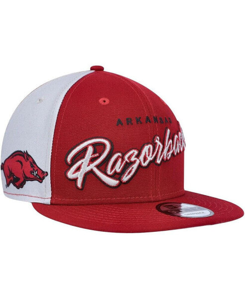 Men's Cardinal Arkansas Razorbacks Outright 9FIFTY Snapback Hat
