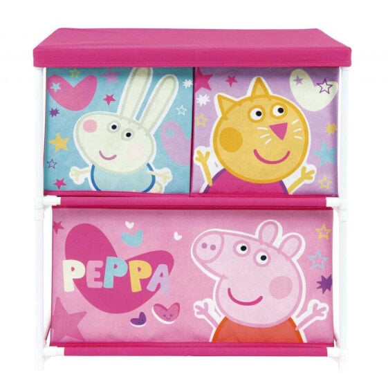 PEPPA PIG 3 Drawer Storage Shelf