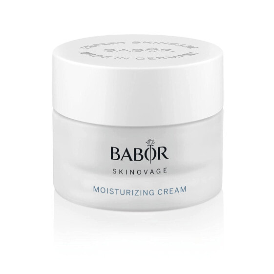 BABOR Skinovage Moisturising Cream, Face Cream for Dry Skin, Intensive Moisturiser with Hyaluronic Acid, Vegan Formula, 50 ml
