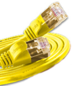 Желтый провод U/UTP Cat6 - 0.15м - Cat6a - U/UTP (UTP) - RJ-45 - RJ-45 от Triotronik Wirewin