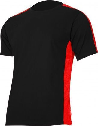 Lahti Pro KOSZULKA T-SHIRT 180G/M2, CZARNO-CZERW., "M", CE, LAHTI