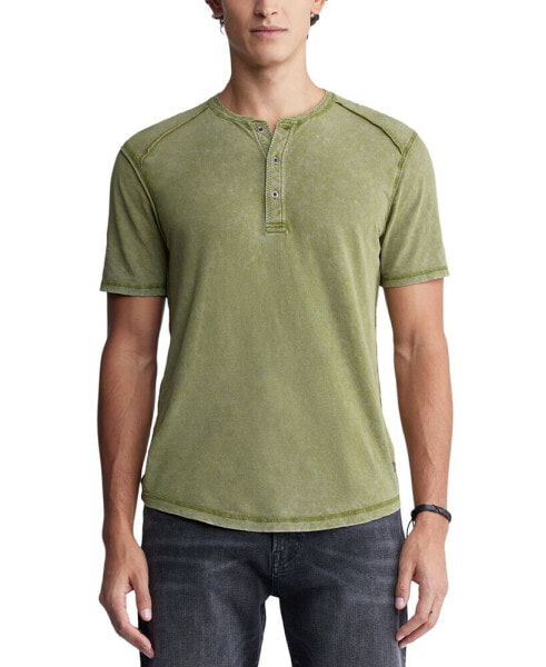 Men's Kitte Regular-Fit Textured Henley