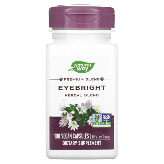 Eyebright, Herbal Blend, 694 mg, 100 Vegan Capsules (347 mg per Capsule)