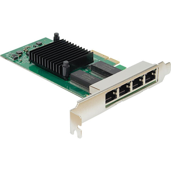 Inter-Tech ST-7238 - Internal - Wired - PCI Express - Ethernet - 1000 Mbit/s