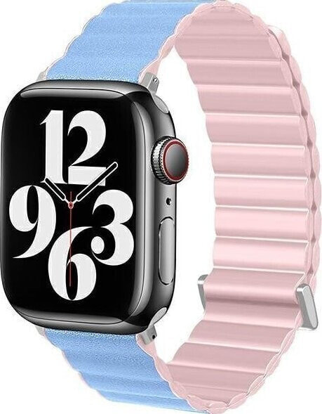 Beline Beline pasek Apple Watch Magnetic Pro 38/40/41mm różowo/błękitny pink/sierra box