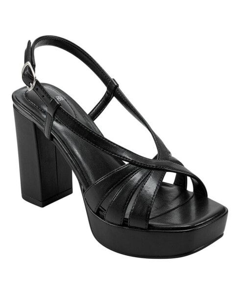 Women's Brie Platform Strappy Slingback Dress Sandals