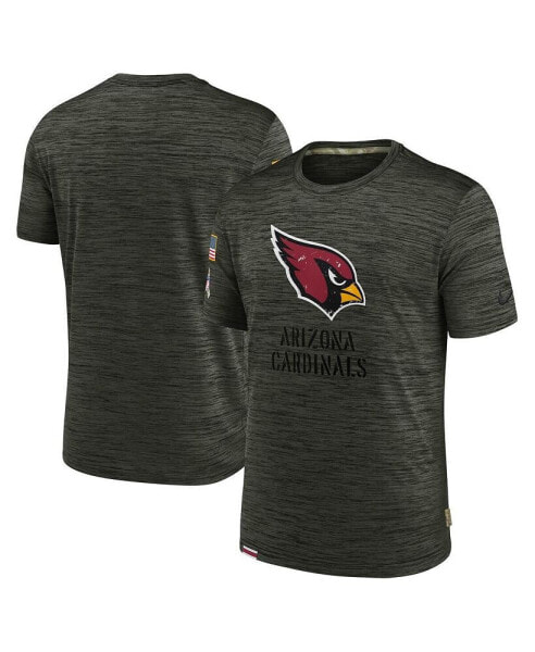 Men's Brown Arizona Cardinals 2022 Salute to Service Velocity Team T-shirt