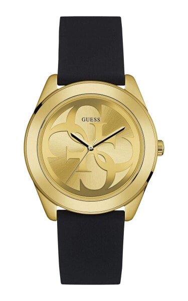 Часы Guess Womens Quartz Watch Black Silicone Strap