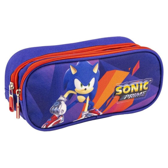 Пенал для школы Sonic Фиолетовый 22,5 x 8 x 10 см