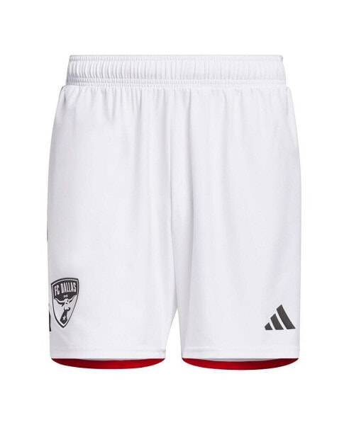 Шорты мужские Adidas FC Dallas 2023 белые в гостях AEROREADY Authentic