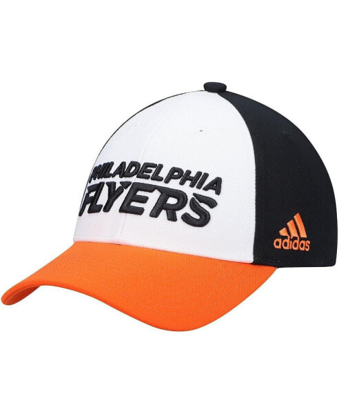 Men's White Philadelphia Flyers Locker Room Adjustable Hat