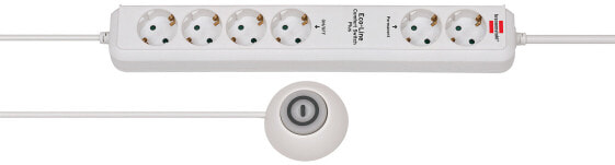 Brennenstuhl EL CSP 24 DE 3676 - 6 AC outlet(s) - Type E - 230 V - 50 Hz - White - 1.2 m