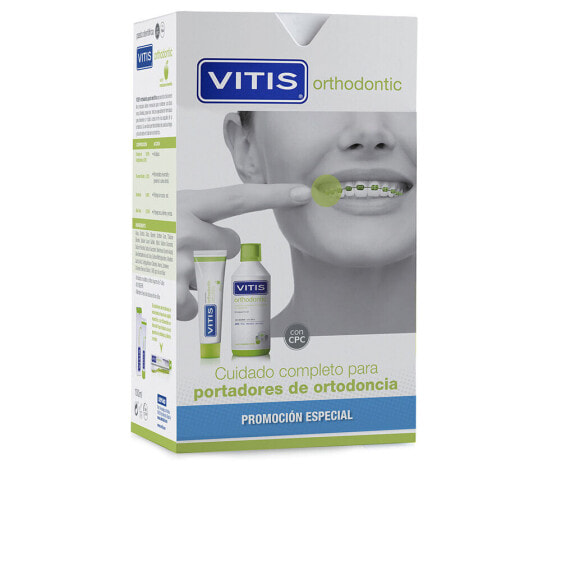 Средство для ухода за зубными протезами Vitis PREVENTS AND SOLVES ORTHODONTIC LOT 2 шт.