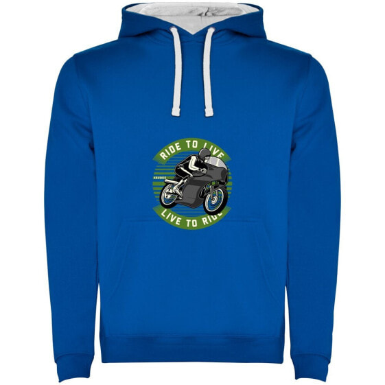 KRUSKIS Ride To Live Bicolor hoodie