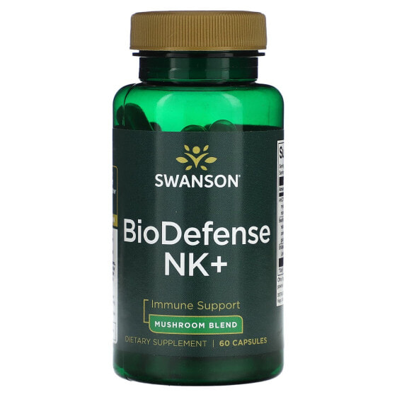 Swanson, BioDefense NK +, 60 капсул