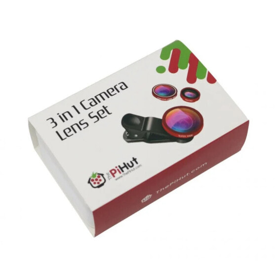 PiHut Lens Set 3 in 1 - set of lenses for PiHut cammeras